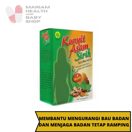 

SIDOMUNCUL Kunyit Asam Sirih Box Isi 5 Sachet @25gr