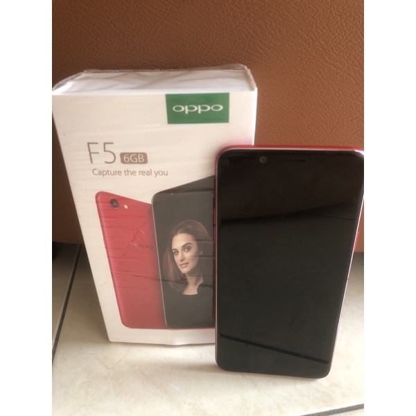 oppo f5 second ram 6/64 fullset ori ( no minus )