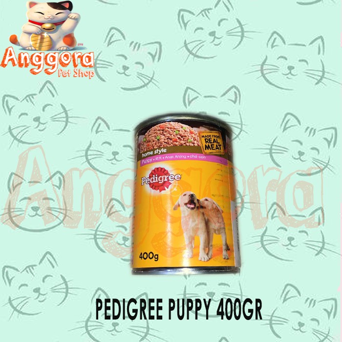 Makanan Anjing basah Pedigree PUPPY kaleng 400gr