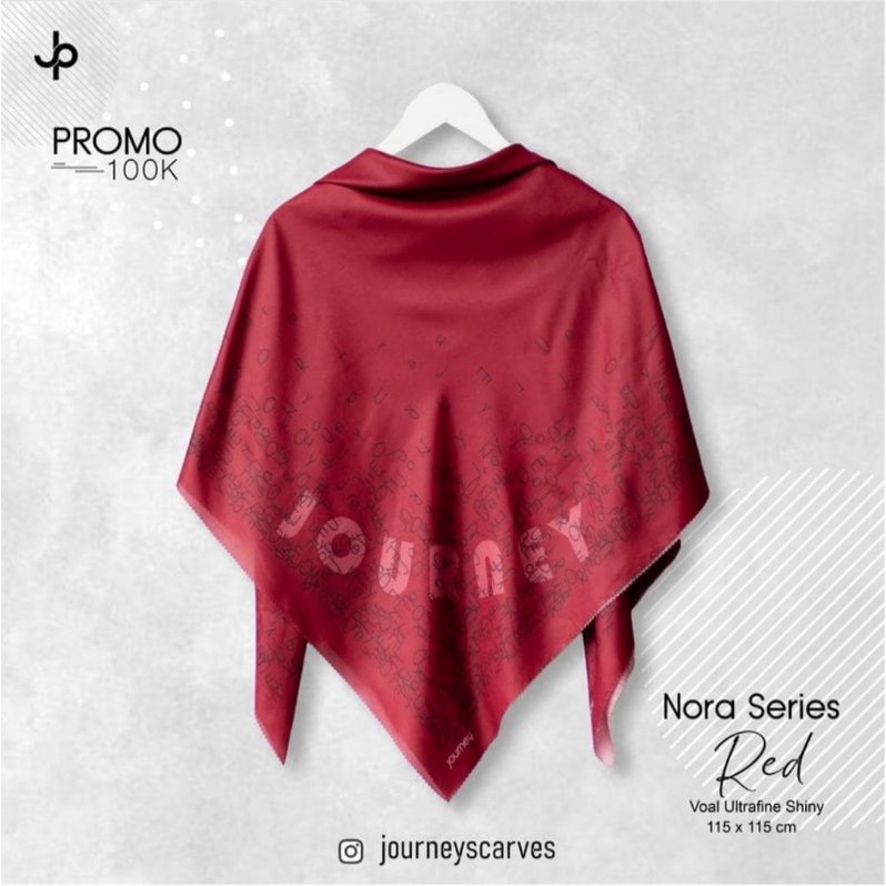 NORA SERIES RED BY JOURNEY SCARVES