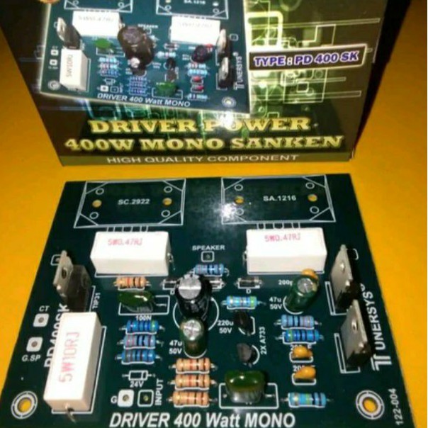 Kit Driver Power Amplifier 400W Safari Mono Tunersys