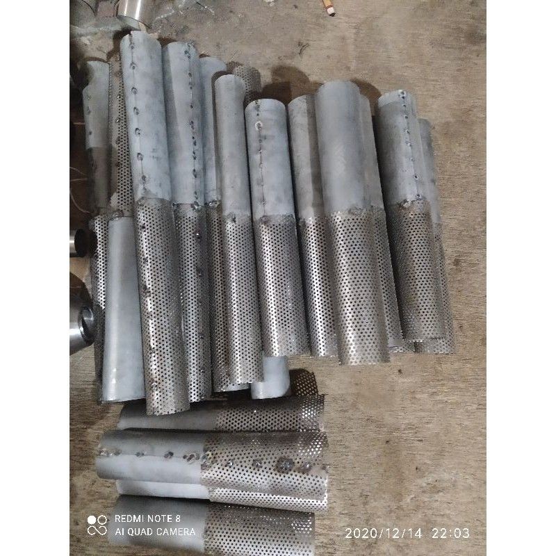 sarangan knalpot setengah