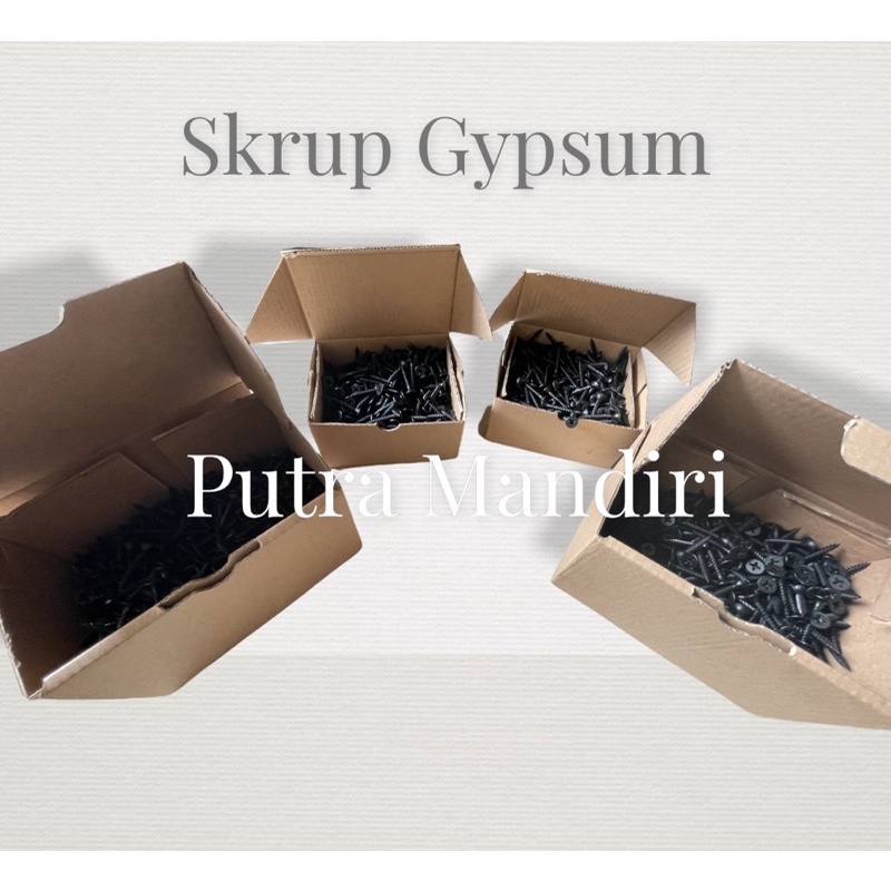 skrup gypsum 1 inch