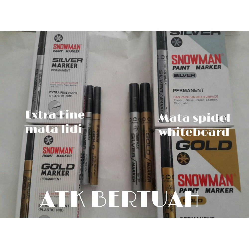 

SPIDOL EMAS PERAK GOLD SILVER SNOWMAN edisi grosir