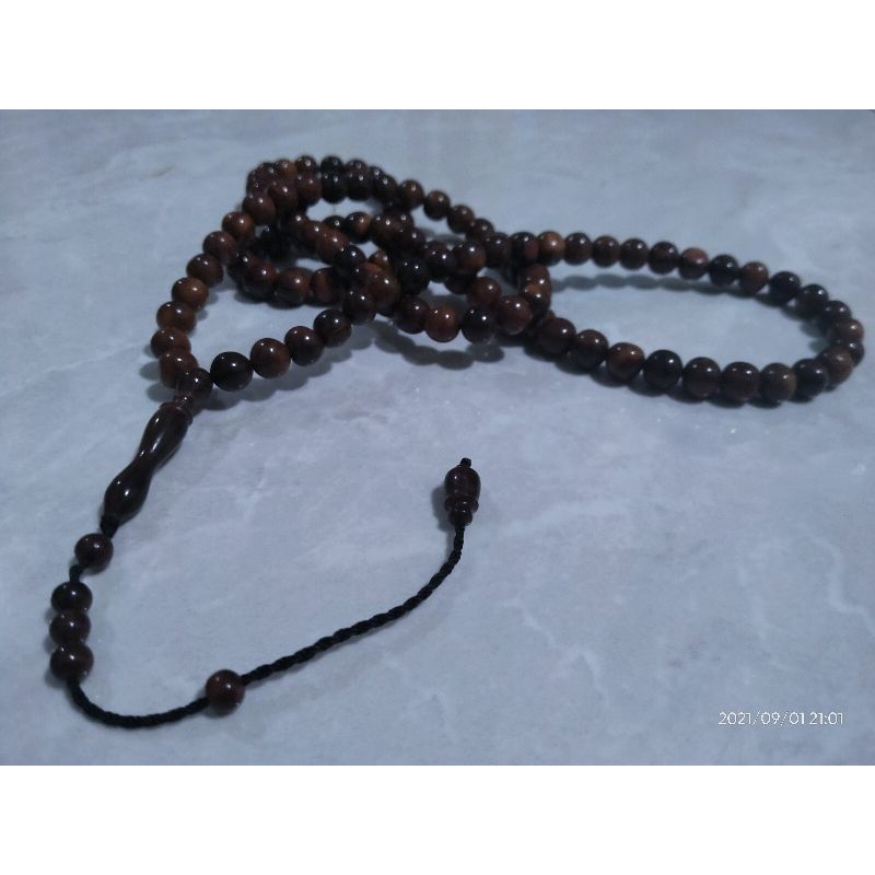 Tasbih Kaukah 100 biji 8mm
