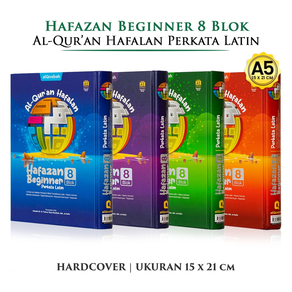 Alquran Kecil Terjemah Tajwid Hafazan Beginner Alquran Kecil Perkata Latin 8 Blok A5