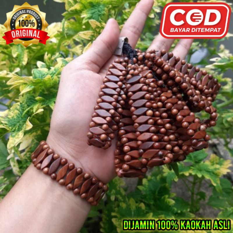 Gelang Kokka Kaukah Kaokah Kaoka Koka Kokah Asli Original Murah Motif Rel Getas Full / Manik