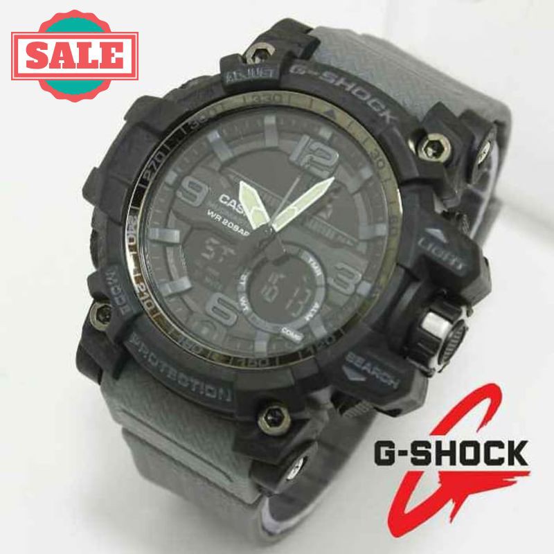 Promo JAM TANGAN PRIA - G SHOCK GWG 1000 V2 GREY ANGKA GREY