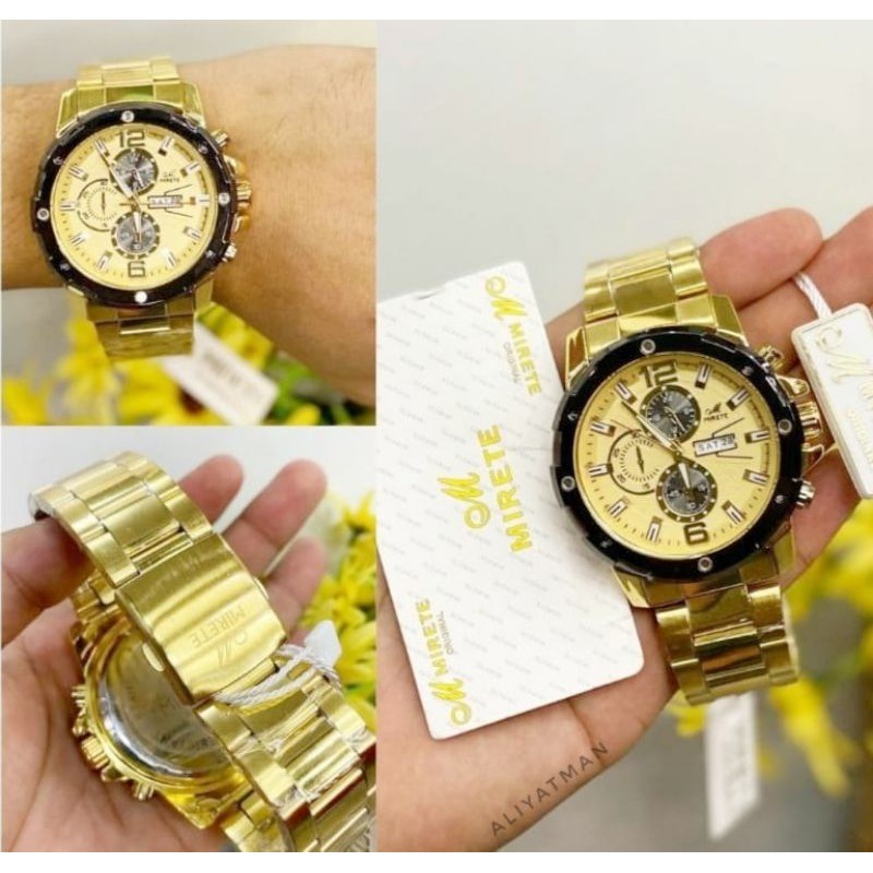 JAM TANGAN PRIA ANALOG MIRETE TAHAN AIR ORIGINAL MODEL SPORTY REALPICK SESUAI FHOTO BISA COD || JAM TANGAN PRIA TANGGAL HARI AKTIF FREE BOX || JAM TANGAN PRIA HARGA PROMO TERMURAH