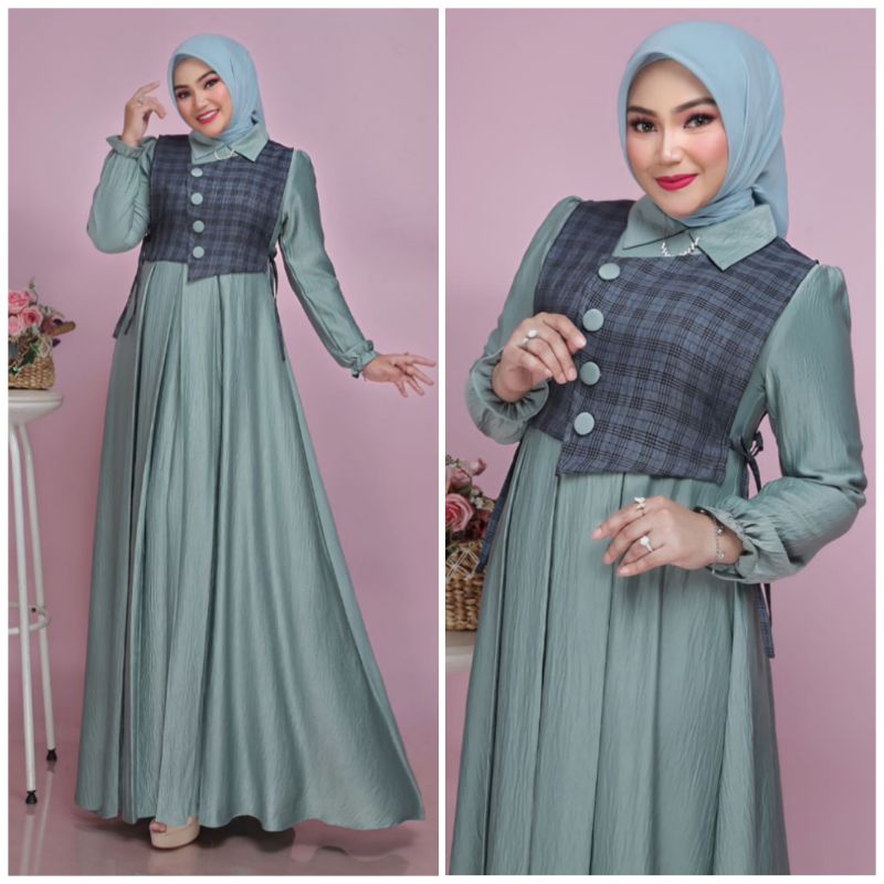READY SIAP KIRIM MARIPOSA DRESS BY IRNA ORIGINAL