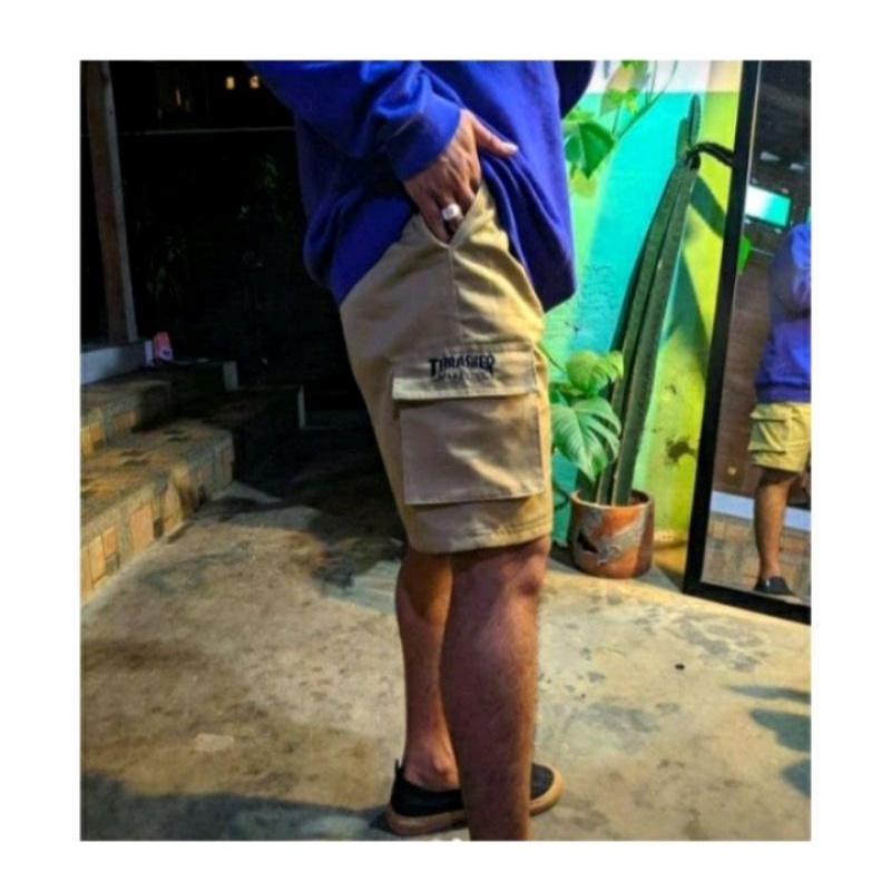 CELANA CARGO/KOMPOL PENDEK PRIA SIZE 27 SAMPAI 36 PREMIUM DAPAT 4PCS