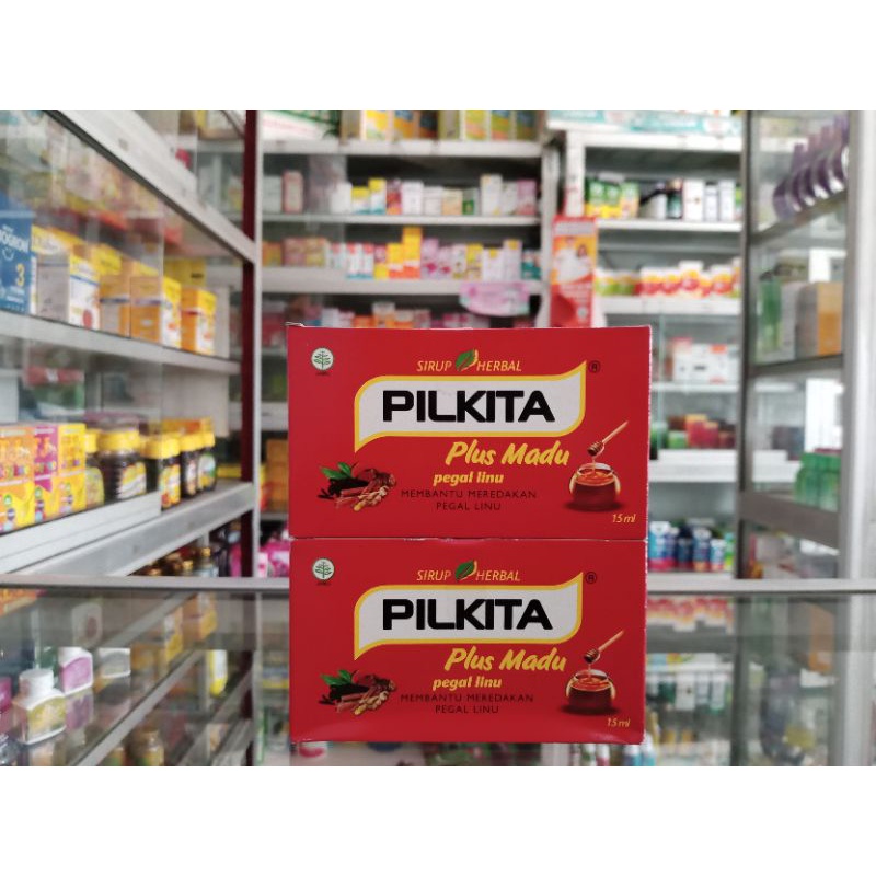 PILKITA CAIR 1 BOX @12 SACHET | Sirup Herbal Pegal Linu