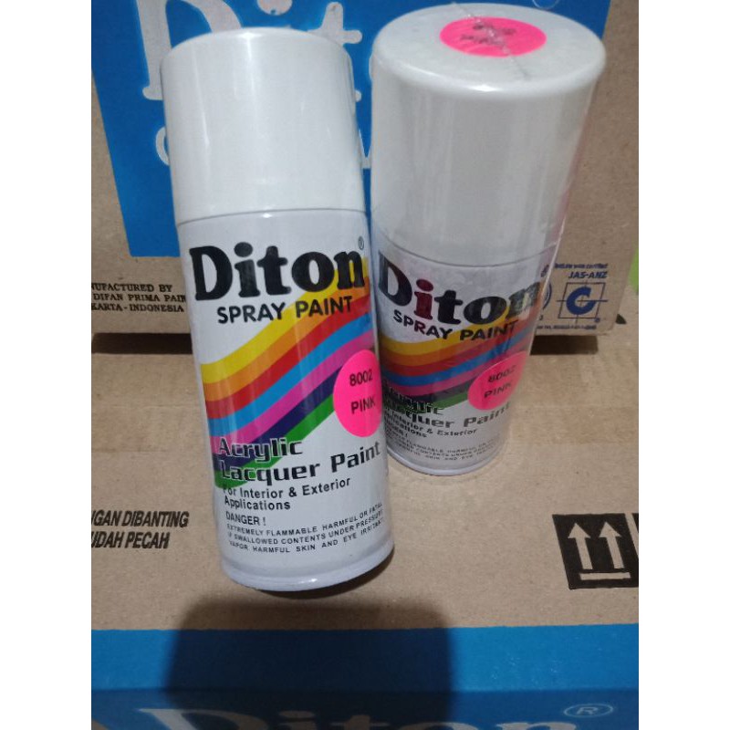 Pilok Pylok Cat Semprot Diton Pink / Stabilo Pink 8002 150cc .