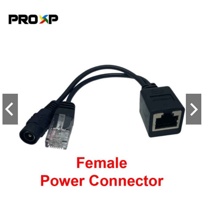 Kabel POE SPLITTER &amp; INJECTOR Male atau Female