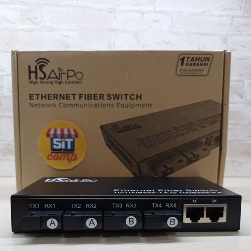 MEDIA CONVERTER HS AIRPO 4FO 2ETH CM4F2E 10/100