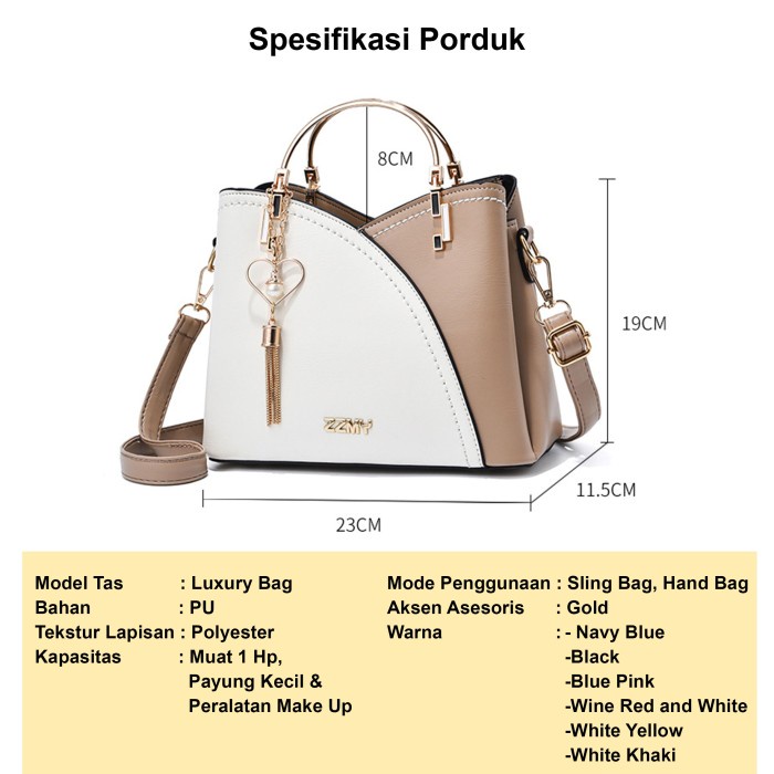 Tas Selempang Wanita Import Tas Bahu Sling Bag Wanita Selempang Luxury