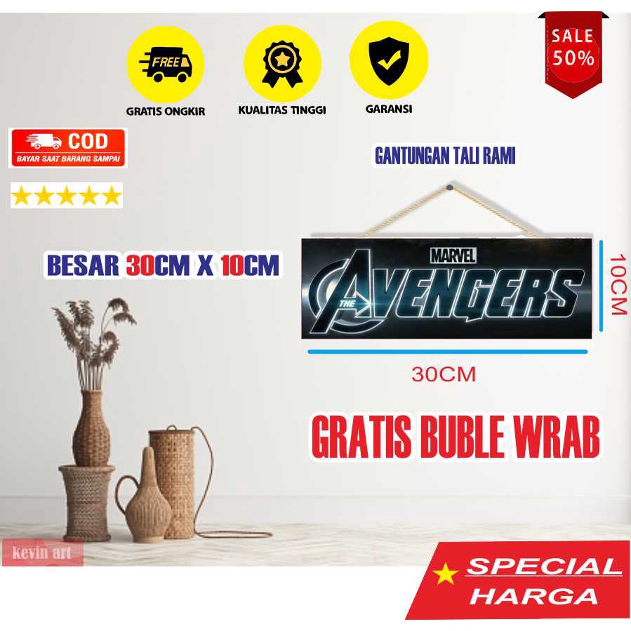 JAM DINDING KARAKTER CAPTAIN AMERICA UNIK BESAR KAYU VINTAGE SOUVENIR JAM CAFE HADIAH KADO ULANG TAHUN Kevinart