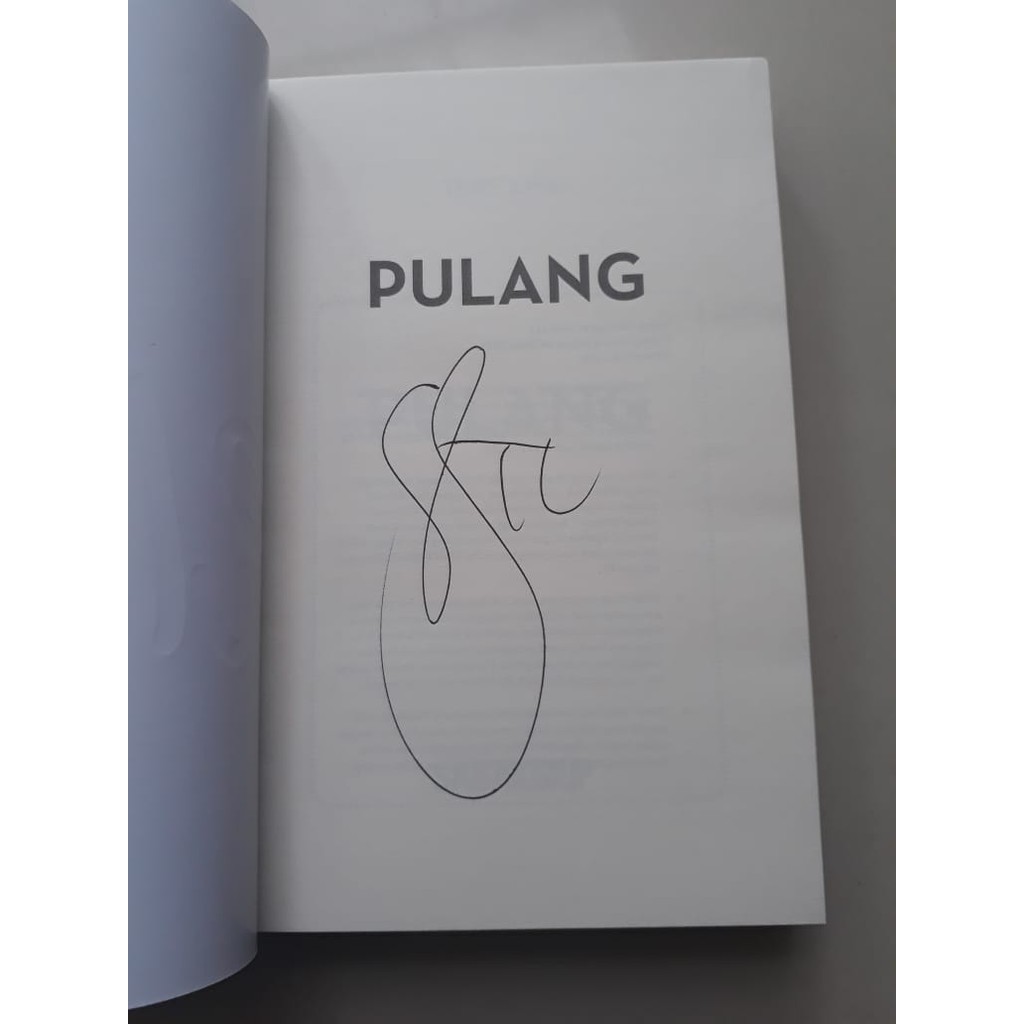 SERI EDISI TANDA TANGAN PULANG PERGI by TERE LIYE