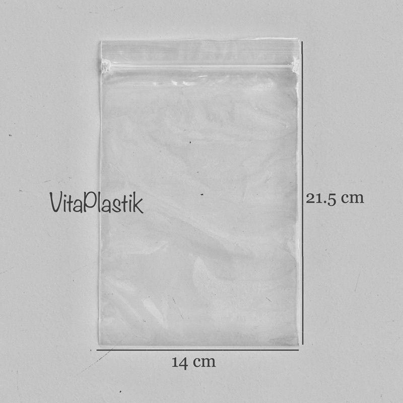 

Plastik Klip Bening 14x21,5 Ketebalan 50mc (0.05)