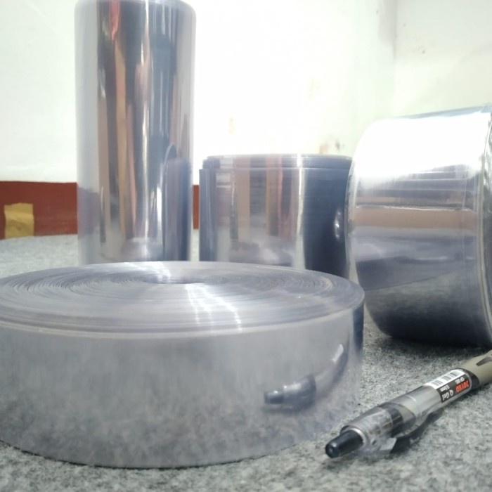 

perekat-pengikat- plastik segel (shrink film/plastik shrink/heat shrink) - 1kg - 9cm -pengikat-