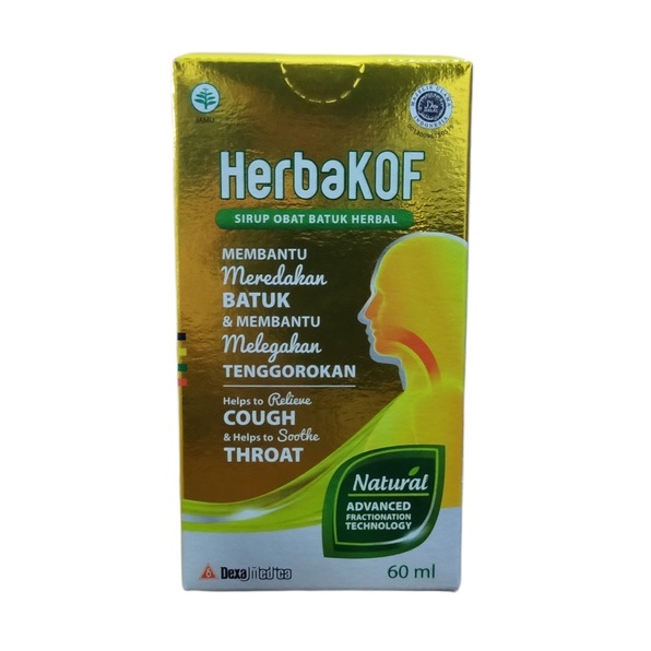 Jual Herbakof Syrup Obat Batuk Herbal Ml Shopee Indonesia