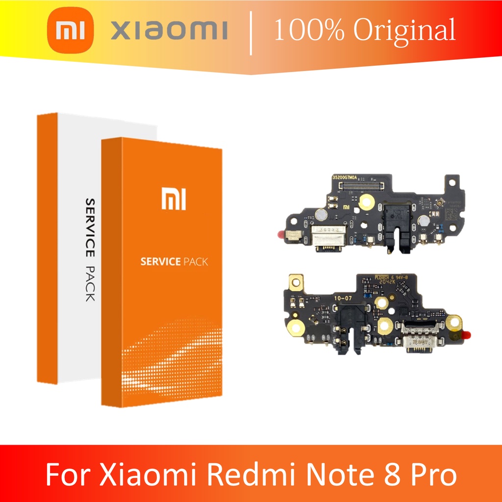 [ CHECK.ID ] KONEKTOR CHARGER MIC SUBBOARD XIAOMI REDMI NOTE 8 PRO ORIGINAL