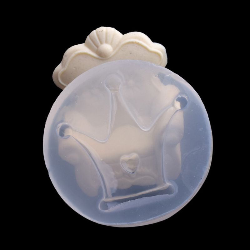 Siy Cetakan Resin Epoksi Uv Bentuk Mahkota Mini Bahan Silikon Untuk Diy Aksesoris Perhiasan
