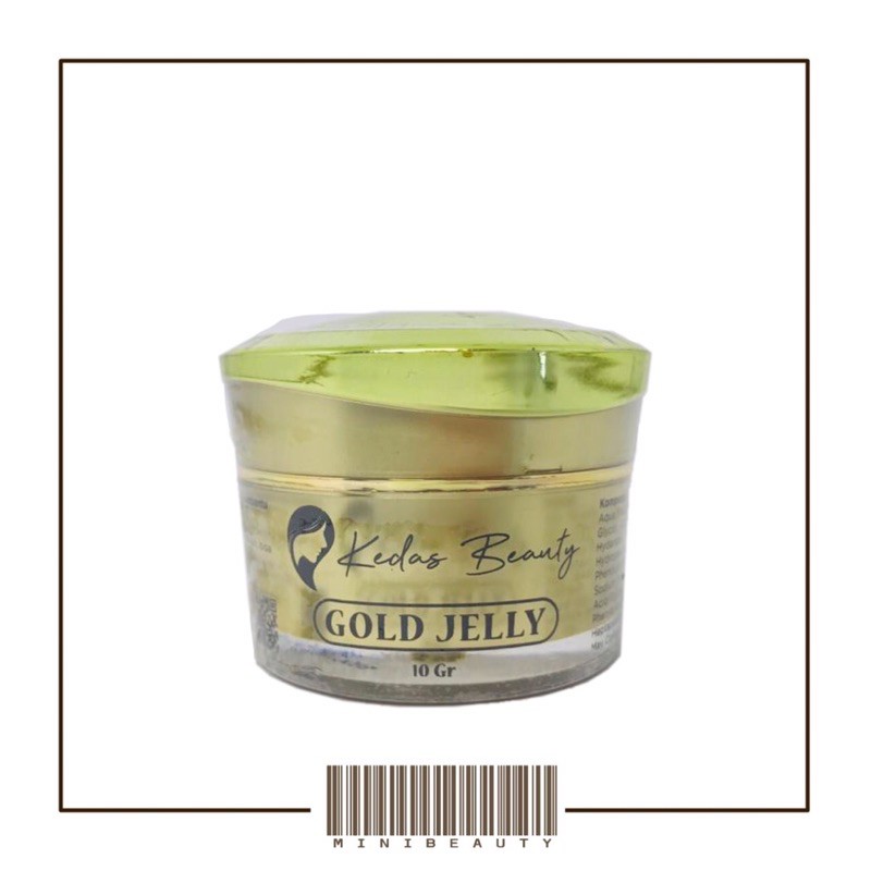 kedas beauty gold jelly original bpom 10gr