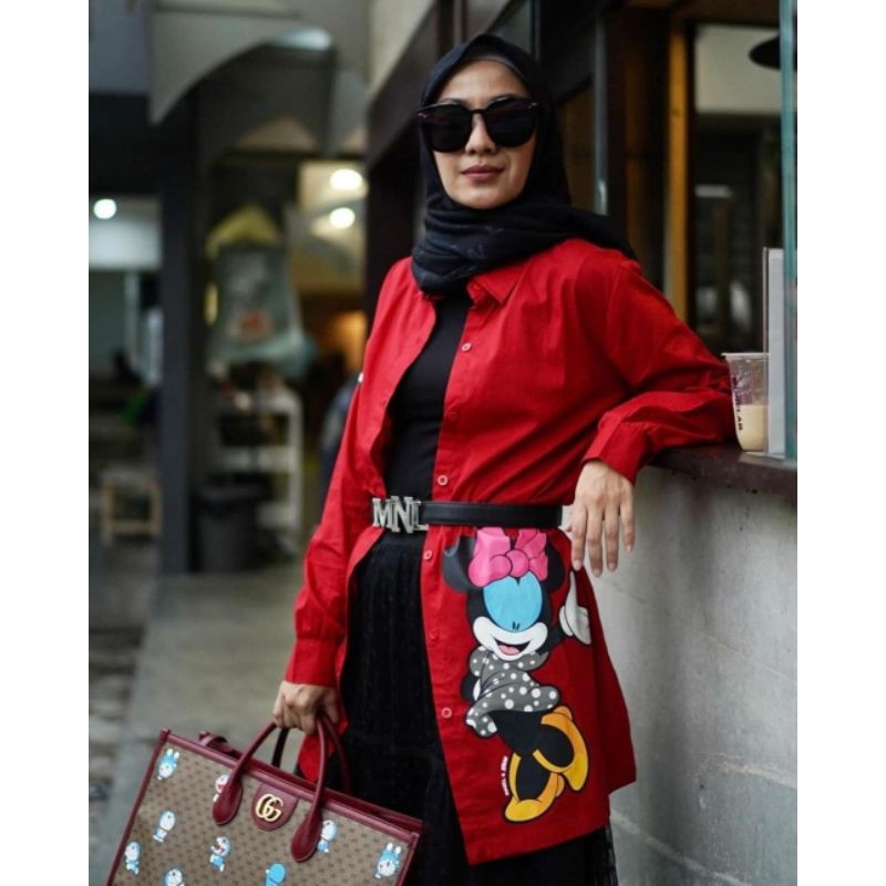 Monel - Shirt / Kemeja / Atasan Wanita - MINNIV