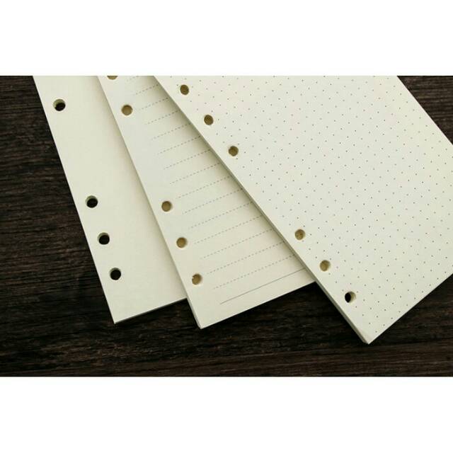 

Kertas Loose Leaf A6 6 Lubang