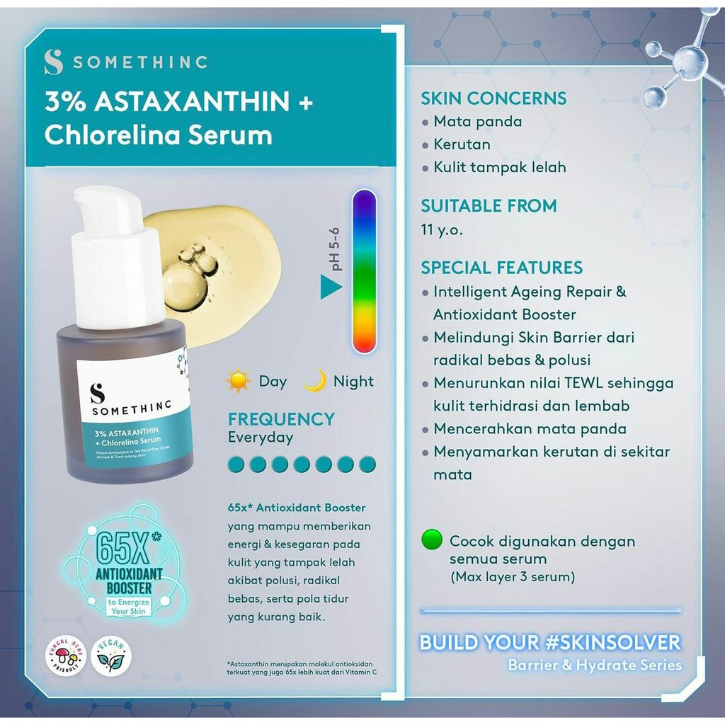 SOMETHINC 3% Astaxanthin + Chlorelina Serum 20ML