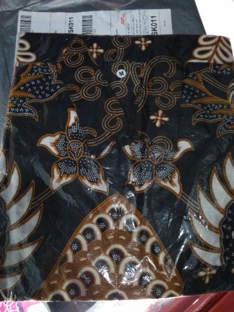 (batik Couple Familly) Batik Ayah Ibuk & Anak Motif Gurita