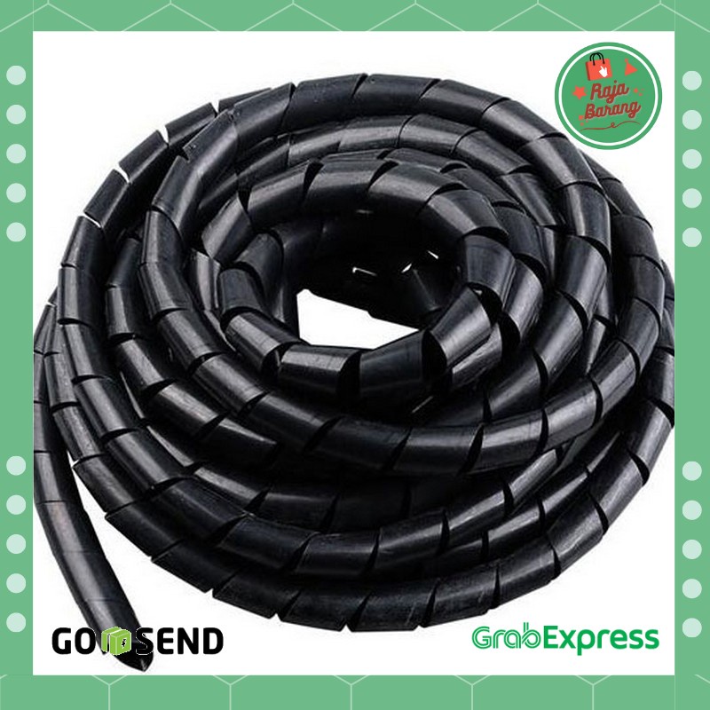 Aksesoris Kelistrikan - Spiral Pembungkus Kabel Listrik Selang
