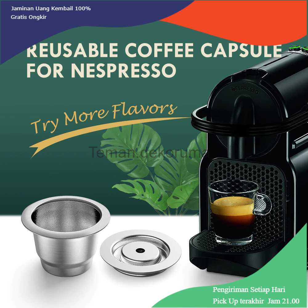 TD-AI02 ICafilas Refillable Capsule Stainless Steel 1 PCS for Nespresso