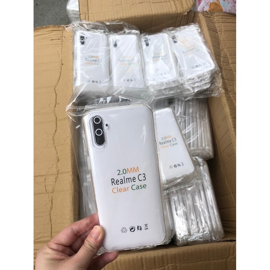 REALME 5/5i/5 PRO/REALME 6/6 PRO/ REALME NARZO/REALME X2 PRO CASE SOFTCASE BENING TPU TRANSPARANT