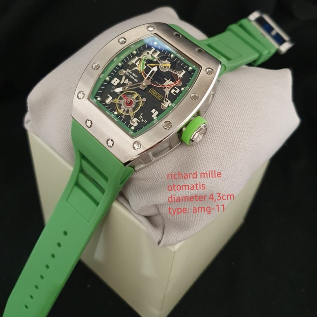 Jam tangan pria automatic rm amg11 clone 1-1