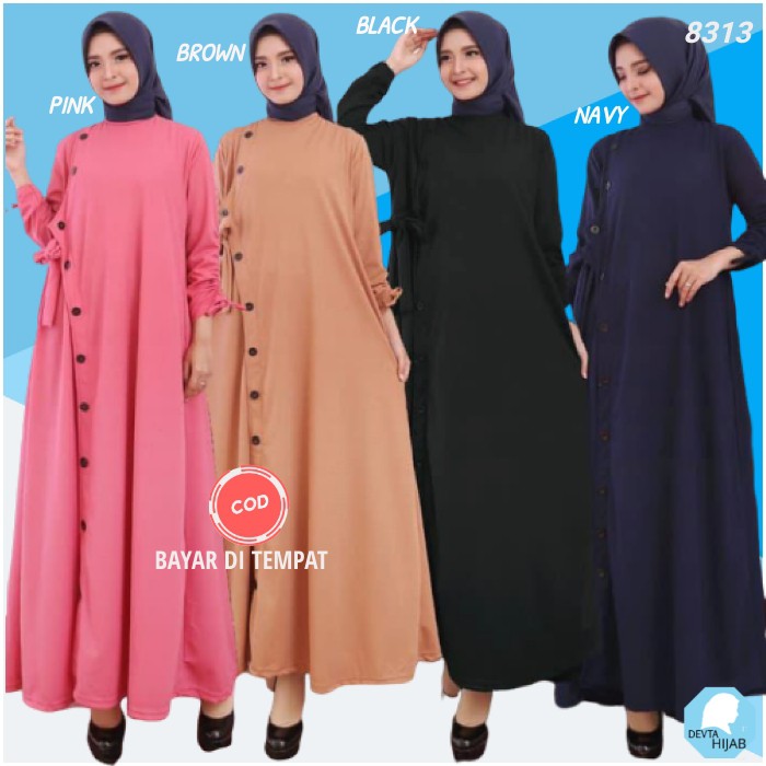  Baju  Gamis  Wanita  Cewek Terbaru Gamis  Remaja Gamis  Bahan 