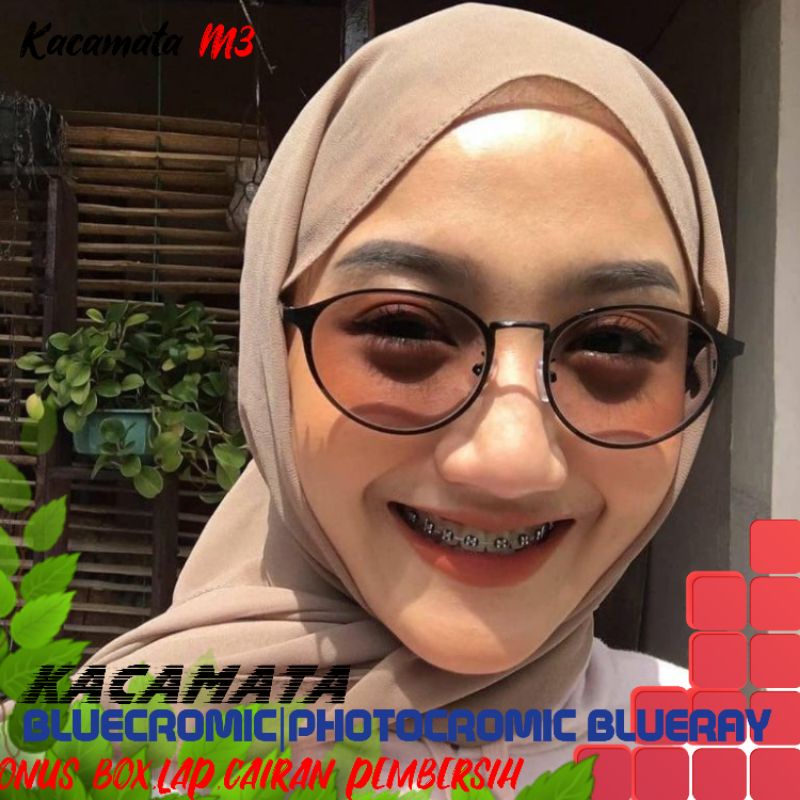 kacamata lensa bluecromic atau photocromic blueray bisa normal minus plus cilinder tergantung permintaan sampai minus 5 cyl 2 harga masih sama tulis saja pesanan kaka di catatan saat order free box lap cairan pembersih kode 9614 size50-16-134