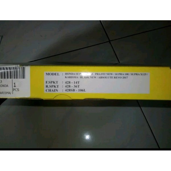 GIRSET SSS SUPRA X125 KARISMA