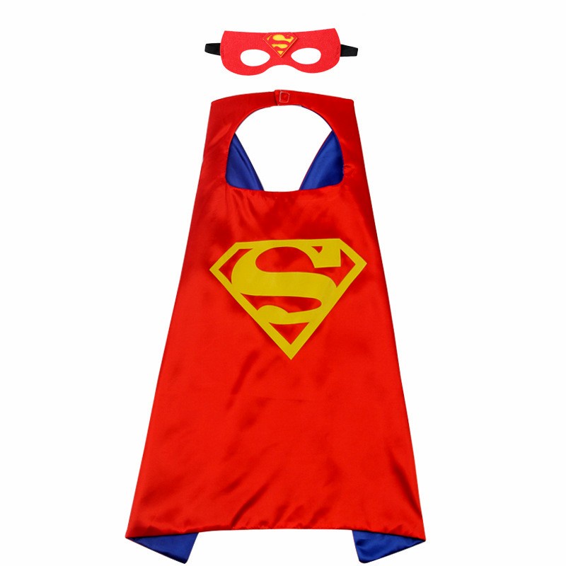 Jubah Set Topeng Superhero Murah Kostum Halloween Anak Murah Cosplay