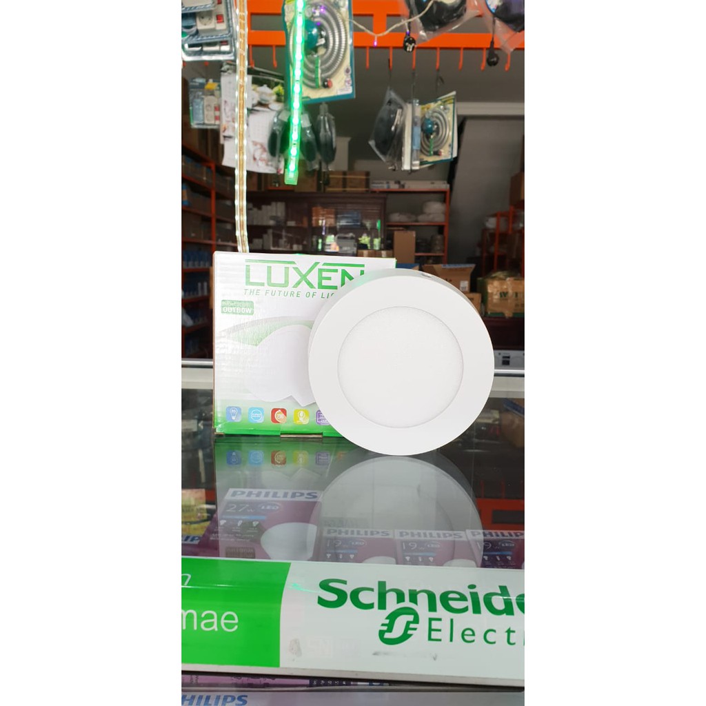 LUXEN LAMPU DOWNLIGHT LED PANEL OUTBOW BULAT LUXEN 6 WATT