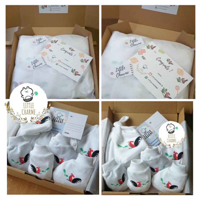 HAMPERS ANAK BAYI | HAMPERS BAYI | HAMPERS ANAK | HAMPERS BABY | KADO LAHIRAN | NEWBORN GIFT SET | BAJU SET ANAK - LITTLE CHARME-3