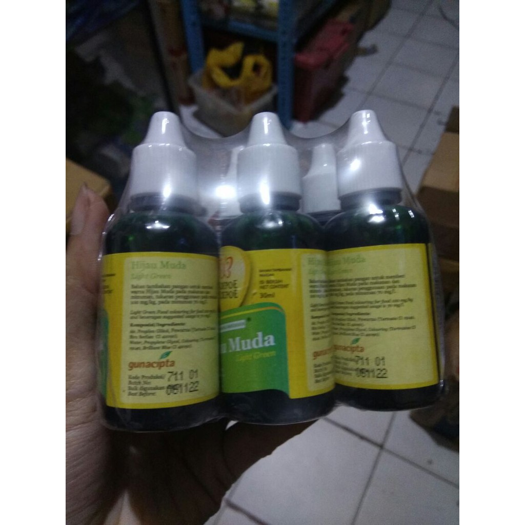 PEWARNA MAKANAN KOEPOE-KOEPOE 30 ML ISI 6