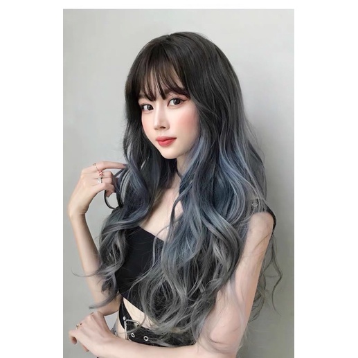 ZZ520-4 full wig korean layer wave gradation 70 cm