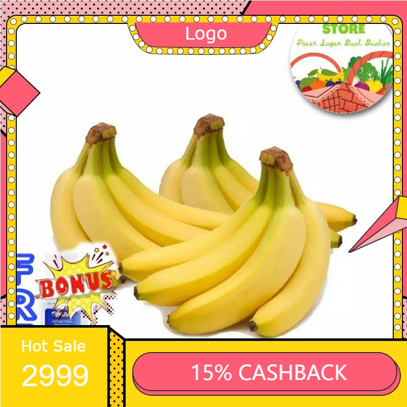 

RENGKEK SURABAYA - Pisang Cavendish 2kg - Per Sisir