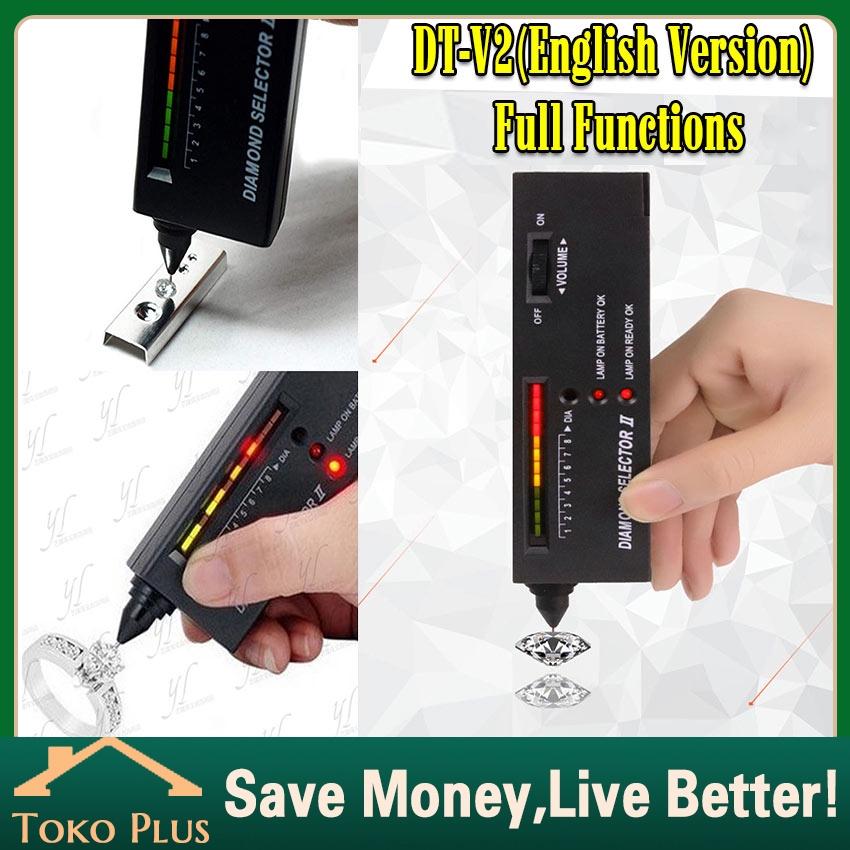 Murah Diamond Selector ii/II Alat Ukur Kekerasan Batu Berlian Permata Akik Tester Alat Tes Uji