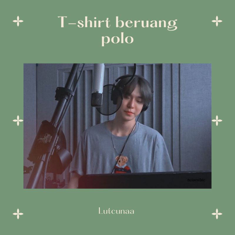 Pre-order Unofficial T-shirt KPop NCT DOYOUNG beruang polo