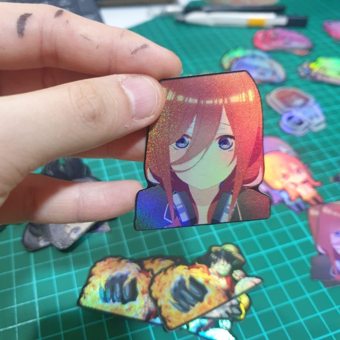 Sticker Hologram Anime - PSH1057 - Miku Nakano