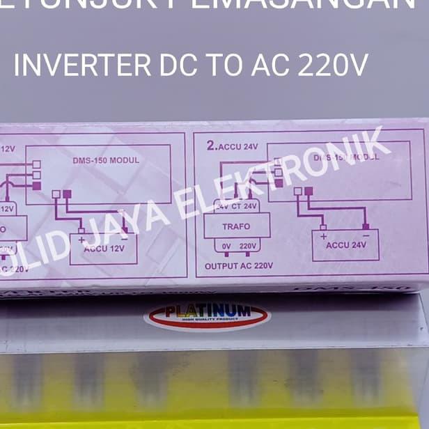 KIT INVERTER DC TO AC 220V 1000W DMS150 DMS-150 DMS 150 DC KE AC 220V RANGKAIAN INVERTER CONVERTER D