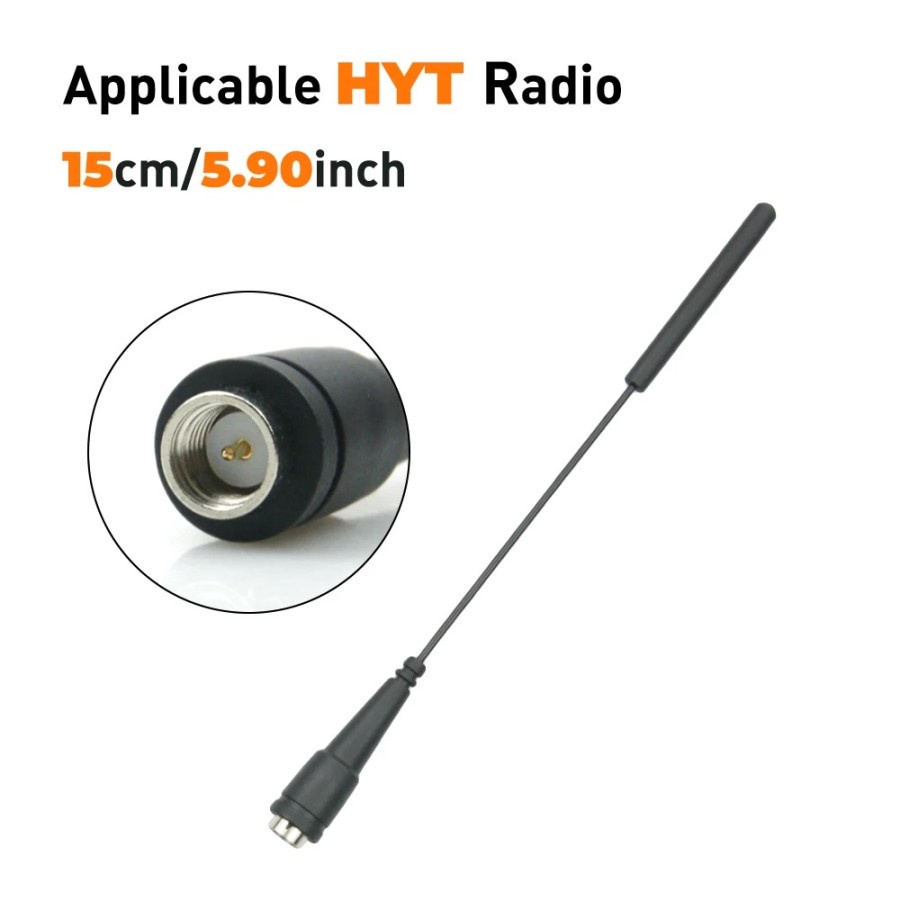 Antena UHF 400Mhz 15cm HT Hytera HYT Digital X1P X1E PD600 PD660 PD680 bagus awet